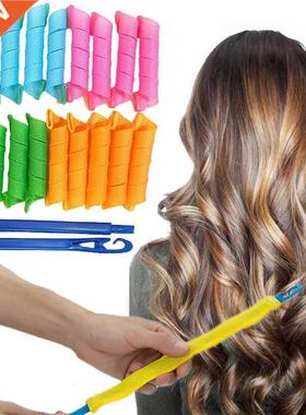 18 PCS Portable Magic Hair Curler Hair Styling Accessories H