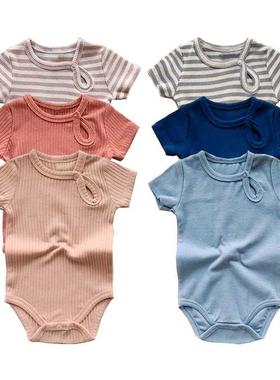 Newborn Rompers Summer Baby Boy One-piece Clothes Spring Cot