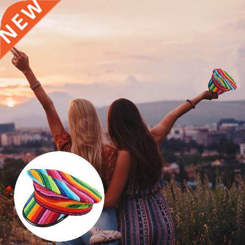 Hat Captain Rainbow Hats Costume Bucket Carnival Yacht Cap