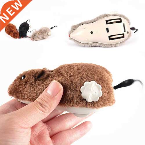 Hot Creative Funny Clockwork Spring Power Plush Mouse Toy mu