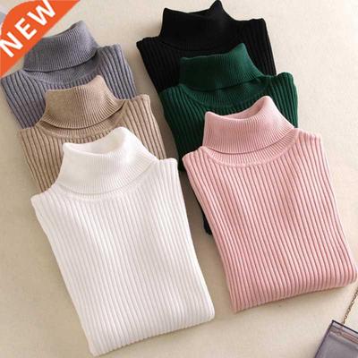 On Sale Pullover 2021 Autumn Winter Women Knitted Foldover T