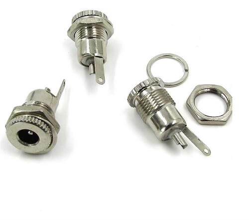 5PCS 5.5 mm x 2.1mm DC099 DC Power Jack Socket Female Pane