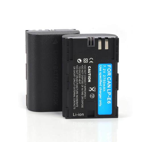 2750mAh LP-E6 LPE6 Camera Battery For Canon for EOS 5D Mark