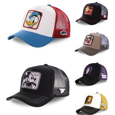 NEW Brand DISNEY MIEY 62 Styles Anime Snapback Cap Cotton Ba
