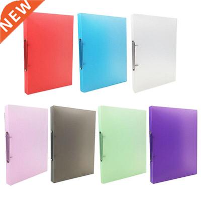 A4 Ring Binder Colorured Transparent Loose-leaf Paper File F