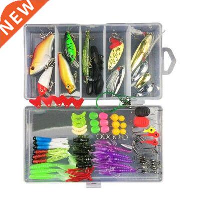 Fishing Lures Kit For Freshwater 88Pcs Portable Fishing