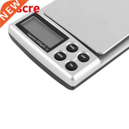 2000g x 0.1g Digital Scale Jewelry Gold Silver Coin Grain Gr
