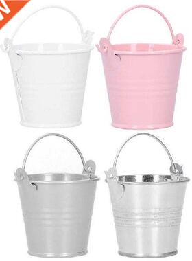 10Pcs Small Iron Decorative Flower Pots Mini Succulent