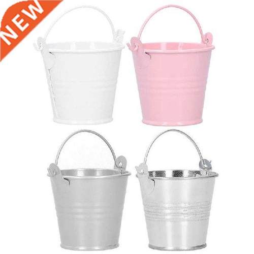 10Pcs Small Iron Decorative Flower Pots Mini Succulent