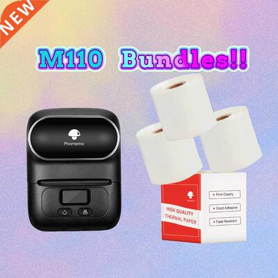 Phomemo M110 Label Printer Impresoras Portatil Photo Imprima