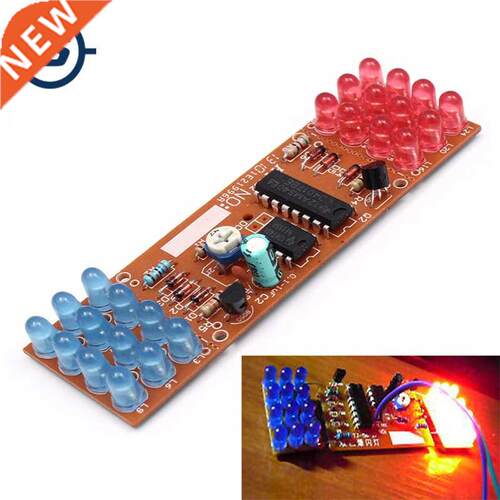 Electronic  Kit Red Blue Double Color Flashing Ligs St