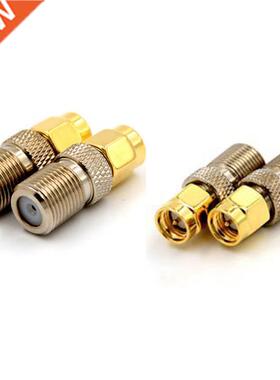 1/2Pcs F Type Female Jack To SMA Male Plug Straight RF Coaxi