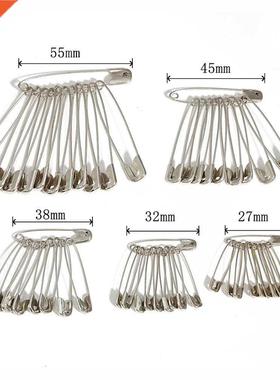50Pcs Silver Safety Pins  Sewing Tools Accessory Stainles