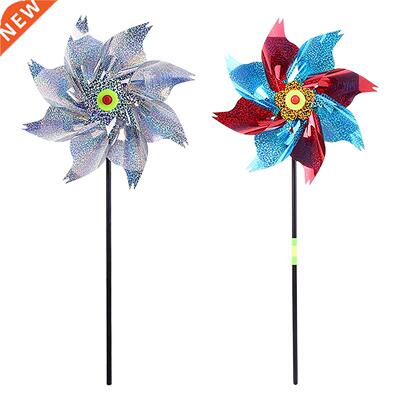 Bird Repeller Pinwheels Reflective Sparkly Bird Deterrent Wi