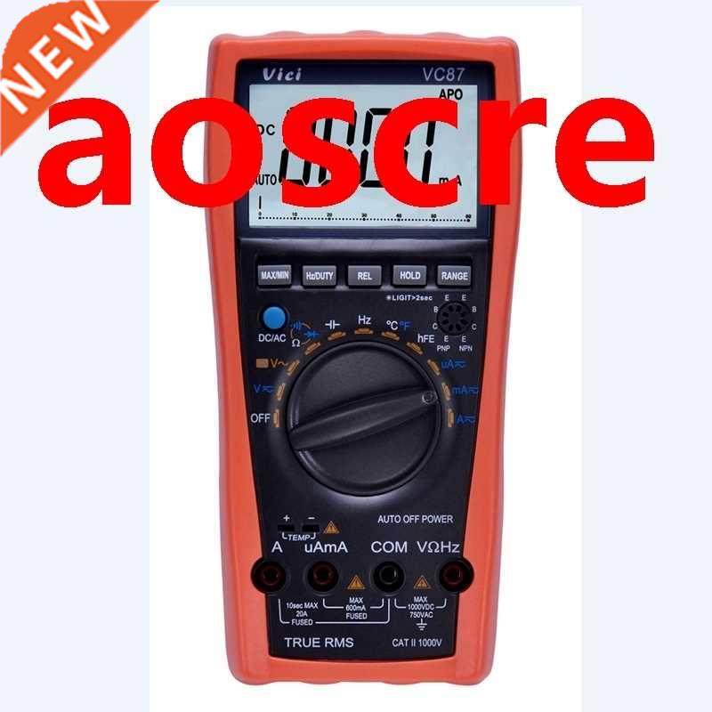 True RMS Digital Auto Range Multimeter VC87 LCD Backlit DDM