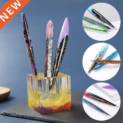 1PC Pen Holder Silicone Molds Ballpoint Pen UV Epoxy Resin