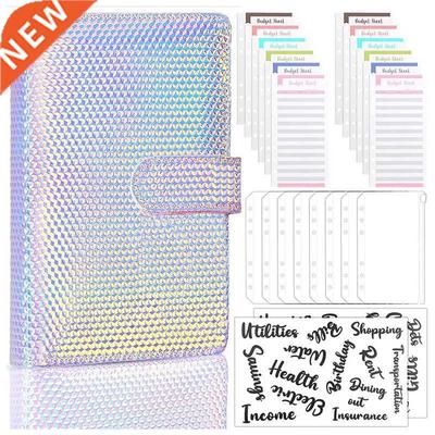 A6 Budget Bnder,6 Rng Leather Notebook Bnder Cover,Budget