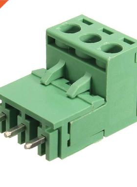 10Pcs 5.08mm Pitch 3Pin Plug-in Screw PCB Terminal Block Con