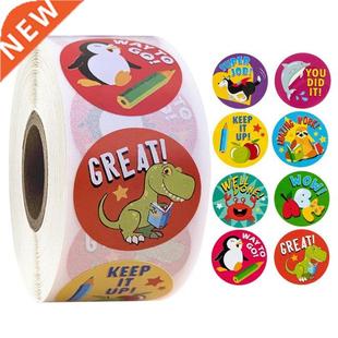 100-500pcs Reward Stickers Encouragement Sticker Roll For Ki