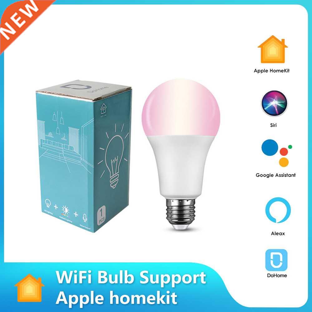 NEW Smart Bulb E27 9W Wifi Led Light Bulb RGB+cold And Warm