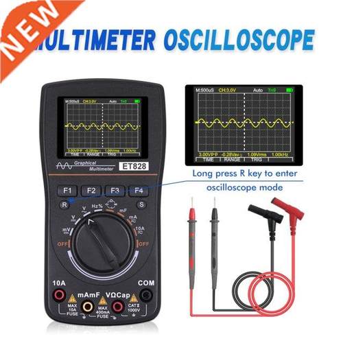2 in 1 HD Intelligent Graphical Digital Oscilloscope Multime
