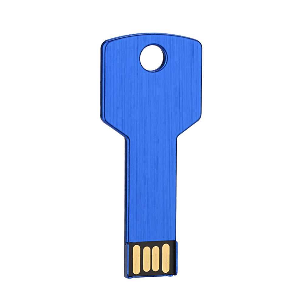 Key USB Flash Drive 64GB Metal Pendrive 4GB High Speed USB S