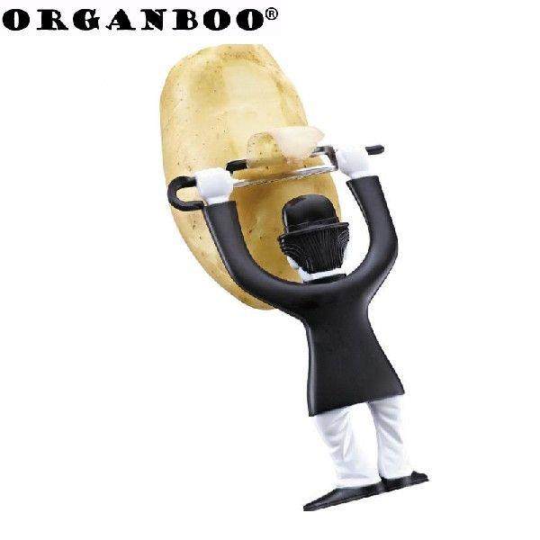 ORGANBOO 1PC Kitchen Gadgets Cartoon Standing style Peeler