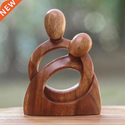 Handcrafted Statue Exquisite Workmanship Abstract Embrace Hu