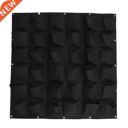 36-Pocket Wall-mounted Non-woven Planter Hanging Planting