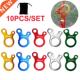 10pcs Alu Rope Wind Hole Camping lot Outdoor Tent Buckle