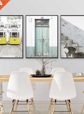 Modern Wall Art Concrete Stairs Poster Urban Canvas Paintin