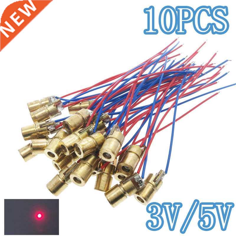 10pcs Laser Diodes 5mW 650 nm Diodo RED Dot Laser Diod Circu
