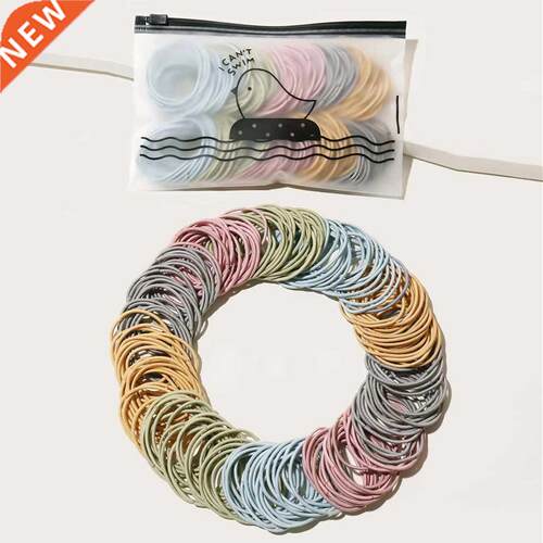 50/100 PCS New Hair ands Women Girls Scrunchies Chifffon Ti