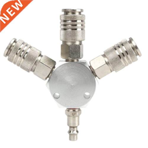 -Way Quick Connector 1/4'' Quick Coupler Air Hose C