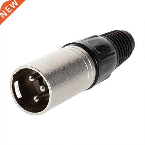 Type Mic Microphone XLR Male 3-Pin Audio Cable Connector Sol