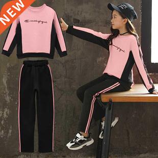 2021 Grls Clothes Autumn Wnter Long Sleeve Shrts + Pants
