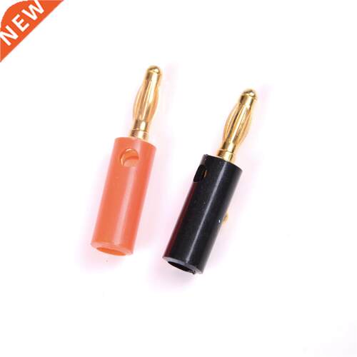 10pcs Audio Speaker Screw Banana Gold Plate Plugs Connector