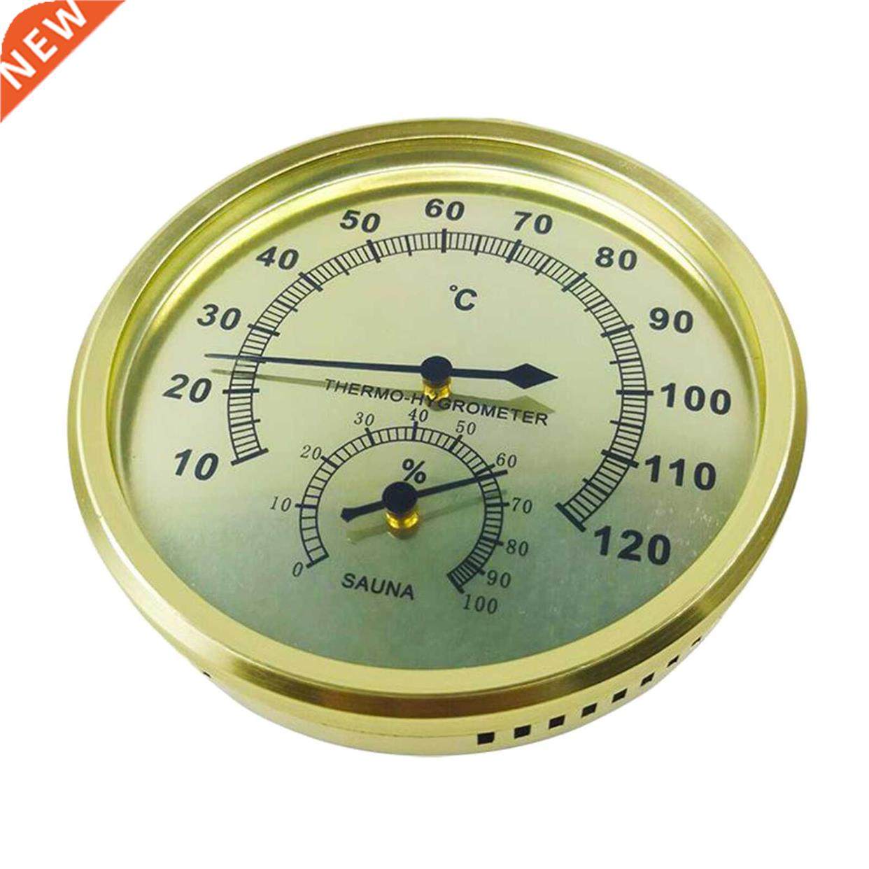 Round Thermometer Hygrometer Scale for Home Office Wall