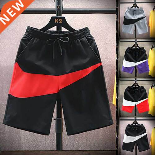Summer Men's Short Sweatpant Casual Knee-Length Oversize Hip