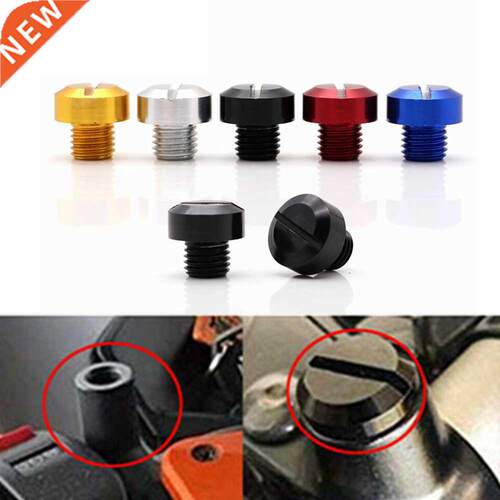 2Pcs Universl Motorcycle CNC M10*1.25 M8*1.25 Mirror Hole