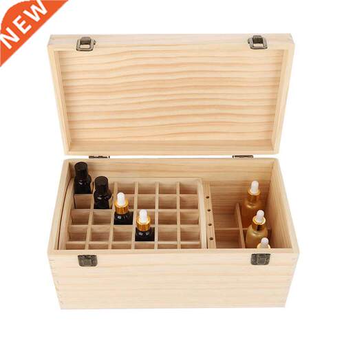 New Beautiful Double-layer Wooden Large Essential Oil Storag
