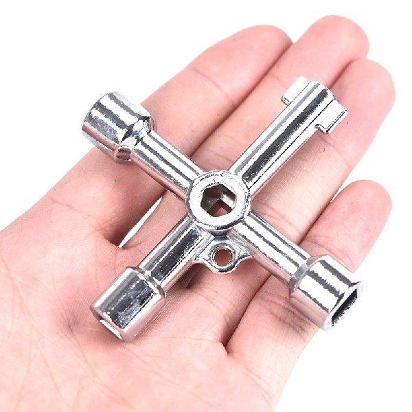 Multi-function 4 In 1 Universal Cross Key Triangle Key for