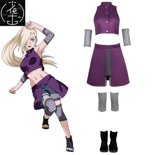 ninja clothes yamanaka ino cos clothes Halloween costume