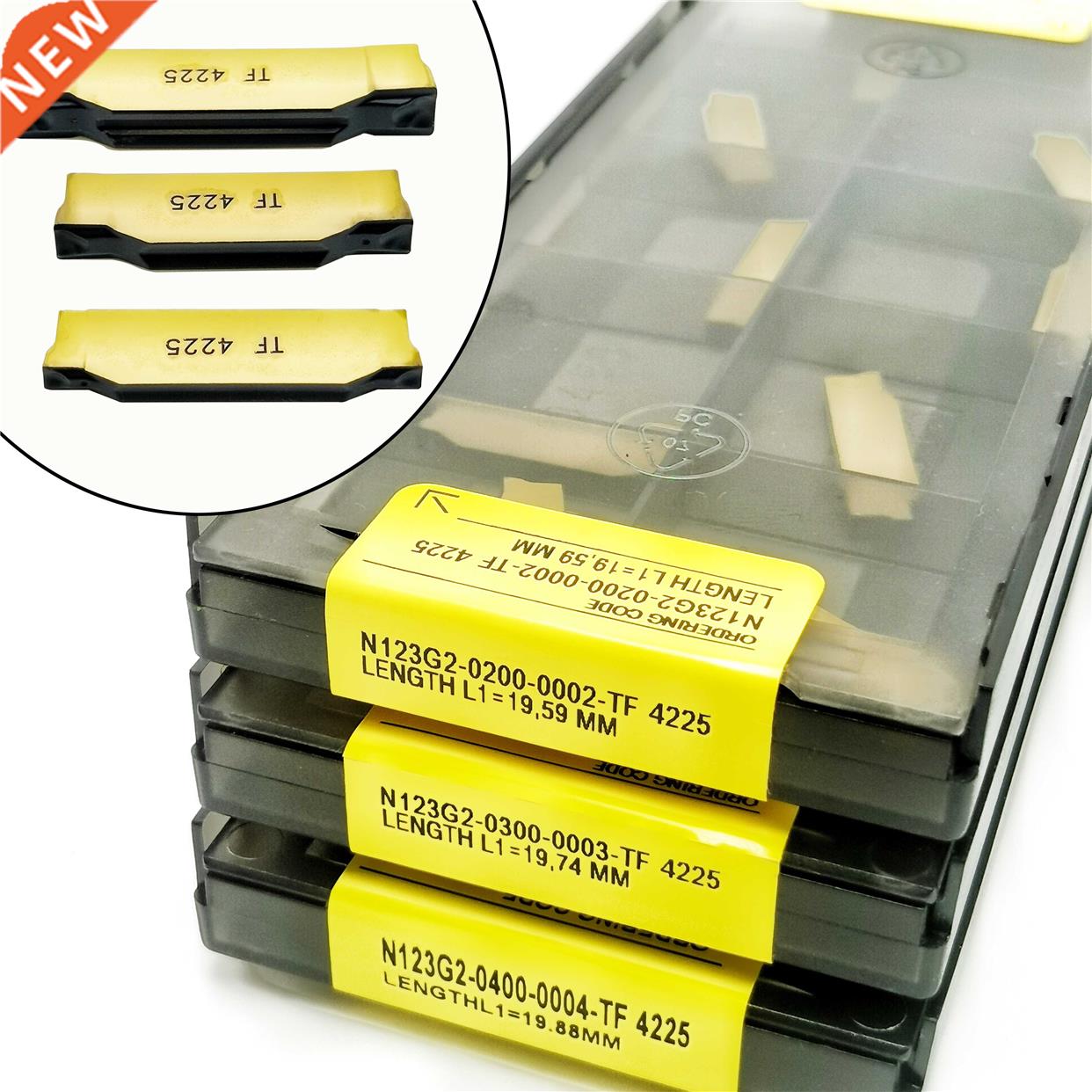 Grooving tool N123G2 0200 0300 0400 CR 1125 2mm 3mm 4mm meta