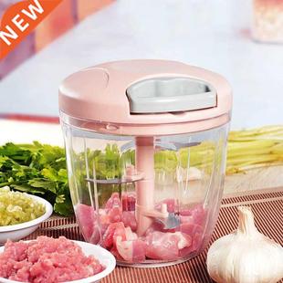 500ML Rotate Vegetable Cutter Chopper Slicer Fruit Garlic Pr