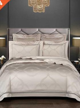 Vintage Jacquard 1000TC Egyptian Cotton Duvet Cover set Supe