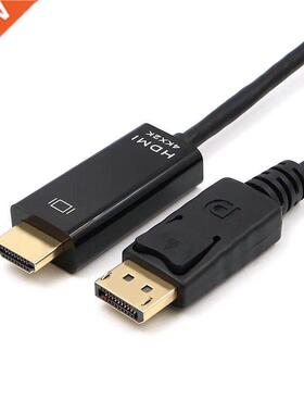 4K DisplayPort To HDMI-compatible Cable 1M 1.8M 1080P @60Hz