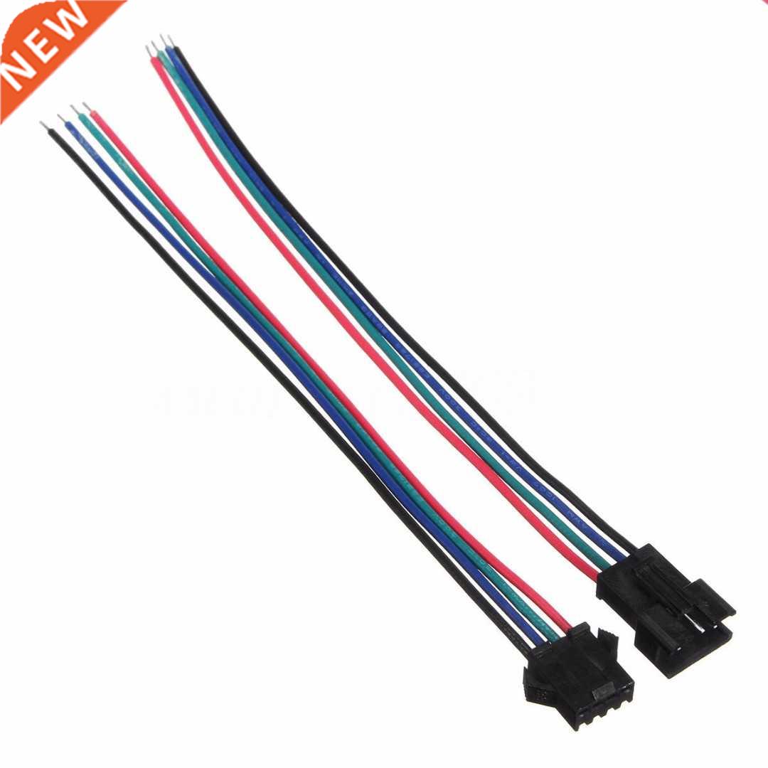 10 Sets 2.54mm Pitch SM Connectors 4 Pin JST Male & Fema