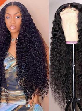 28 30 Inch 13x4 Deep Wave Frontal Wig HD Transparent Lace Wi