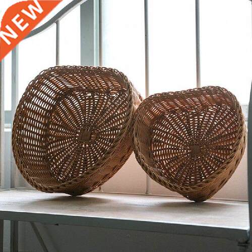 Imitation Rattan Basket Gift Empty Heart Woven Picnic Cheap